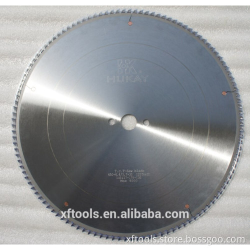 TCT carbide circular saw blade for cutting aluminum alloy